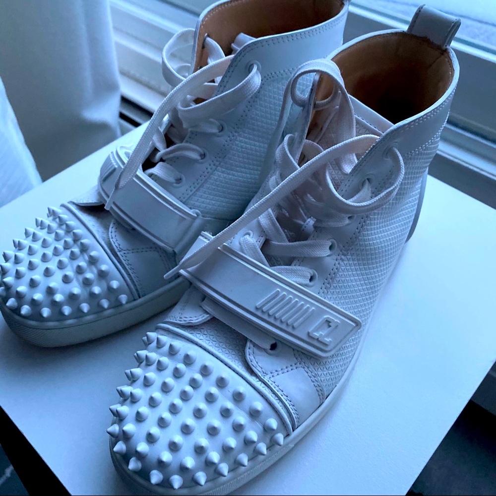 Spiked Christian louboutin sneakers